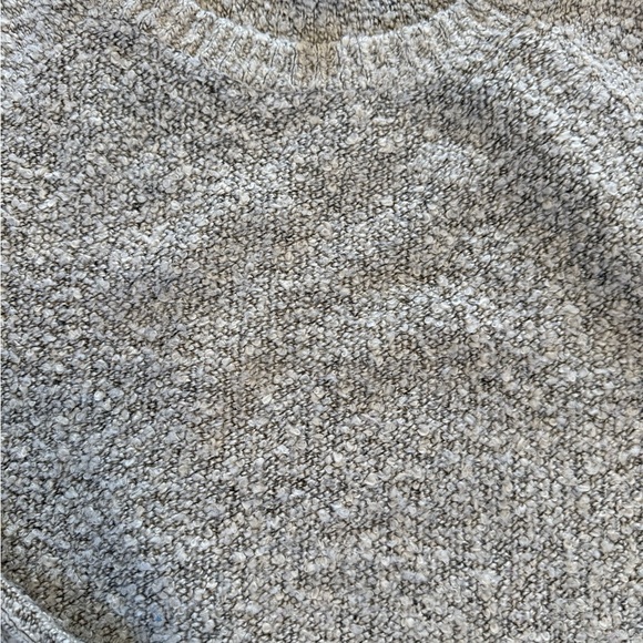 Double Zero Marled Knit Crewneck Sweater M Beige Chunky Cozy Sweater Warm - Picture 6 of 7